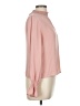 Shein 100% Polyester Pink Long Sleeve Blouse Size 6 - photo 4