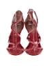 Alaïa 100% Leather Red Sandals Size EU 36 1/2 - photo 2