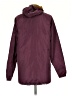 Obey Worldwide 100% Polyester Solid Burgundy Purple Raincoat Size S - photo 2