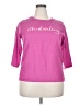 Assorted Brands 100% Cotton Pink 3/4 Sleeve Top Size XXL (estimated) - photo 1