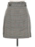 Topshop Plaid Gray Formal Skirt Size 6 - photo 1