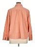 Chico's Orange Long Sleeve Button-Down Shirt Size XL (3) - photo 2