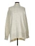 Ann Taylor LOFT Metallic Silver Pullover Sweater Size L - photo 1