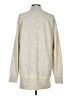 Ann Taylor LOFT Metallic Silver Pullover Sweater Size L - photo 2