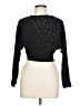 Zara 100% Polyester Black Long Sleeve Top Size L - photo 1