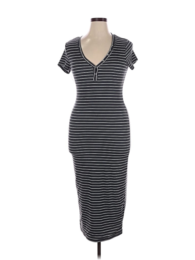 Pre-owned J For Justify Casual Dress In Gray