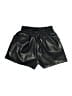 Unbranded 100% Polyurethane Metallic Black Shorts Size L (estimated) - photo 1
