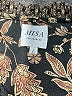 MISA Los Angeles 100% Polyester Paisley Black Long Sleeve Blouse Size L - photo 6