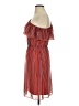 Bisou Bisou 100% Polyester Stripes Orange Cocktail Dress Size 4 - photo 5