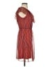 Bisou Bisou 100% Polyester Stripes Orange Cocktail Dress Size 4 - photo 4