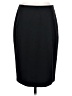 Classiques Entier Solid Black Wool Skirt Size 4 - photo 1
