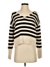 Express Stripes Ivory Pullover Sweater Size XS - photo 1