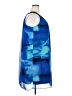 DressBarn 100% Polyester Graphic Blue Cocktail Dress Size 18 - photo 4