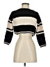 Design History 100% Polyester Stripes Black Turtleneck Sweater Size S - photo 1