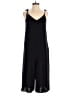 Assorted Brands 100% Polyester Solid Black Jumpsuit Size S - photo 1