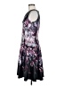 DKNY Graphic Purple Cocktail Dress Size 6 - photo 5