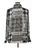 Vince Camuto 100% Polyester Print Silver Long Sleeve Blouse Size XL - photo 2