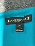 Lane Bryant 100% Polyester Teal Short Sleeve Blouse Size 28 - photo 4