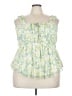Torrid Green Sleeveless Blouse Size 3X Plus (3) - photo 1