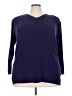 Working Classics 100% Acrylic Purple 3/4 Sleeve Top Size 22 - 24 - photo 1