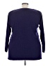 Working Classics 100% Acrylic Purple 3/4 Sleeve Top Size 22 - 24 - photo 2