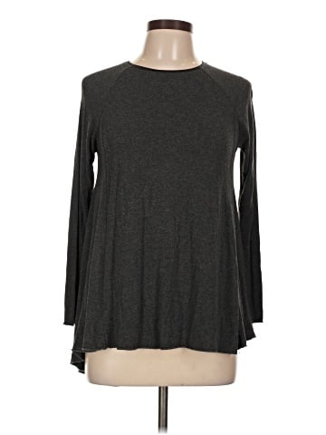 Zara W&B Collection Long Sleeve T-Shirt (view 1)