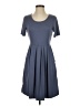 Unbranded Solid Gray Casual Dress Size S - photo 1