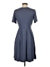 Unbranded Solid Gray Casual Dress Size S - photo 2