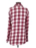 Express 100% Rayon Plaid Red Long Sleeve Button-Down Shirt Size XS - photo 2