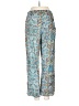 Assorted Brands 100% Viscose Rayon Paisley Blue Casual Pants Size S - photo 2