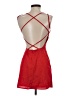 TOBI 100% Polyester Solid Red Casual Dress Size S - photo 2