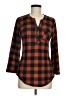 Dna Couture Brown 3/4 Sleeve Blouse Size M - photo 1