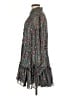 Buddy Love 100% Polyester Paisley Gray Casual Dress Size M - photo 5