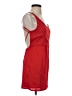 TOBI 100% Polyester Solid Red Casual Dress Size S - photo 4