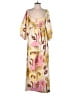 Bel Kazan Floral Multi Color Yellow Jumpsuit Size XS - photo 1