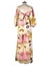 Bel Kazan Floral Multi Color Yellow Jumpsuit Size XS - photo 2