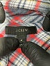 J.Crew Plaid Gray Long Sleeve Button-Down Shirt Size 4 - photo 7