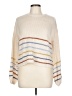 Blue Rain 100% Acrylic Stripes Ivory Pullover Sweater Size L - photo 1