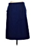 J.Crew Solid Blue Wool Skirt Size 4 - photo 2