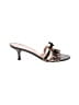 Stuart Weitzman Animal Print Black Tan Heels Size EU 40 - photo 1