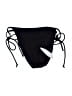 Wolf & Whistle Solid Black Swimsuit Bottoms Size 10 - photo 1