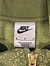Nike 100% Polyester Green Zip Up Hoodie Size M - photo 7