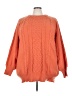 Unbranded 100% Polyester Orange Pullover Sweater Size 4X - photo 1