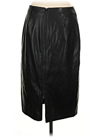 Halogen Faux Leather Skirt (view 2)