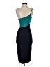 Crystal Sky Color Block Teal Cocktail Dress Size XS - photo 2