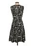 Calvin Klein Paisley Black Cocktail Dress Size 4 - photo 2