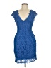 Babaton 100% Polyester Blue Cocktail Dress Size 6 - photo 1