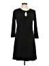 Calvin Klein Solid Black Casual Dress Size 6 - photo 1