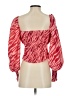 Slate & Willow 100% Polyester Red 3/4 Sleeve Blouse Size XS - photo 2