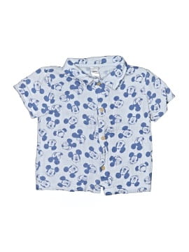 Mickey Mouse Short Sleeve Button Down Shirt